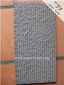 Grooved And Split/Half Planed China Grey Basalt Tiles